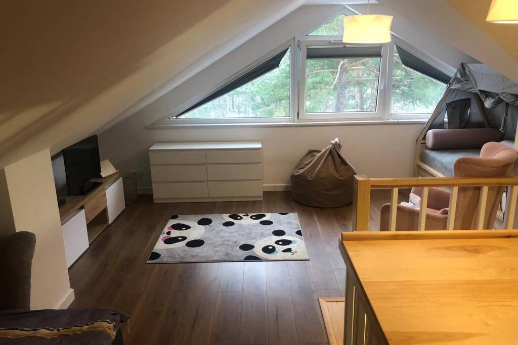 Dwupoziomowy Apartament Nad Jeziorem W Lesie Appartement Augustów Buitenkant foto