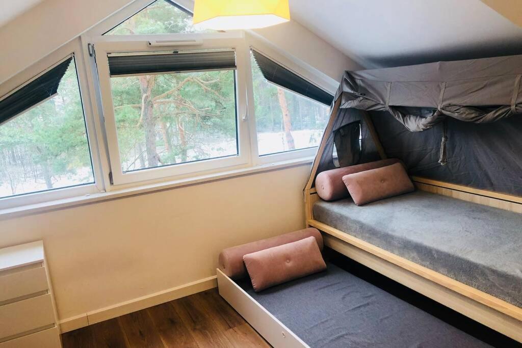 Dwupoziomowy Apartament Nad Jeziorem W Lesie Appartement Augustów Buitenkant foto
